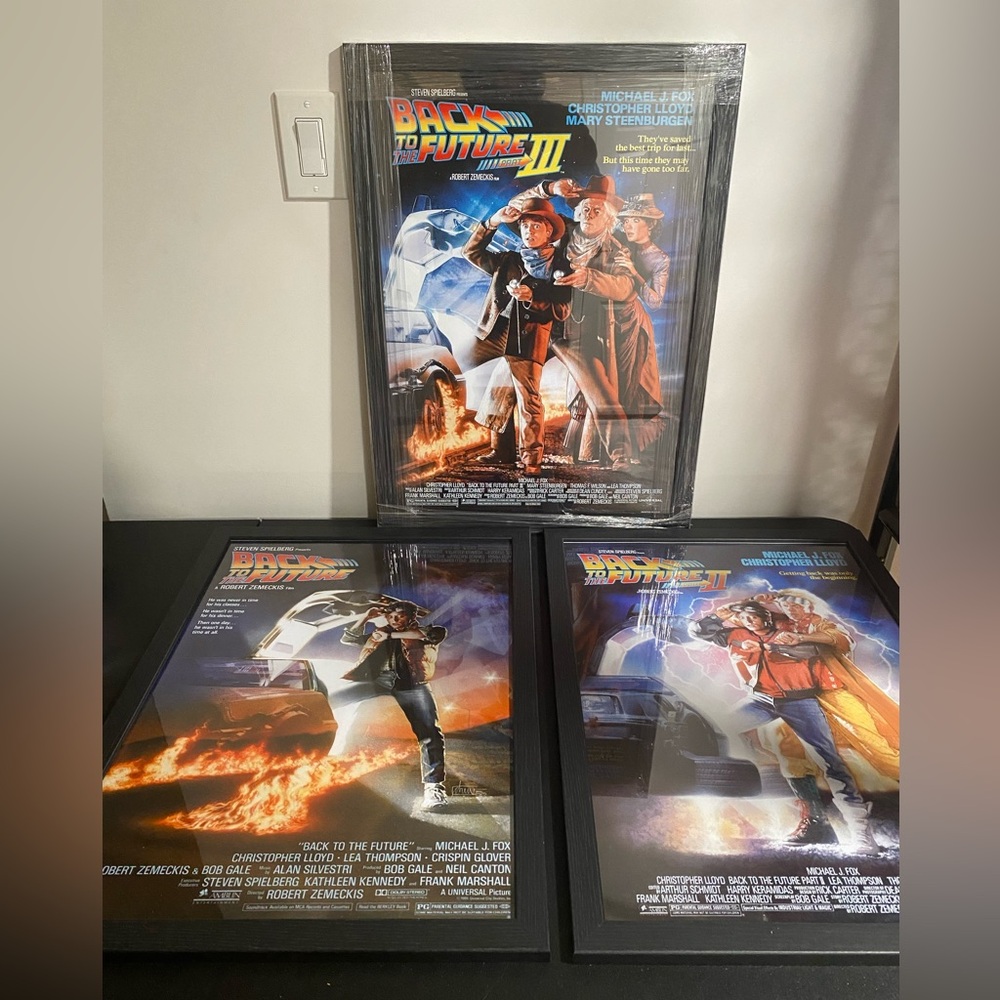 Back to the Future Movie Poster Set